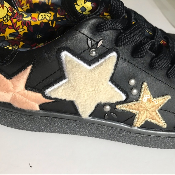 COACH Sneakers Star & Cloud Patches Black C… - Picture 3 of 11